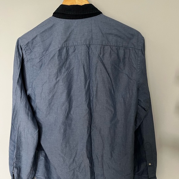 CLUB MONACO LONG-SLEEVE POLO ON EUC; SIZE:M SLIM FIT STYLE - Picture 2 of 4